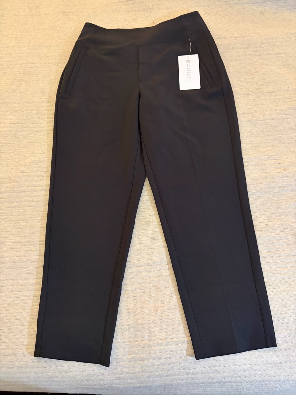 NWT Athleta Endless Pant Black Size 4 Slim Ankle Travel Career Work Pants
